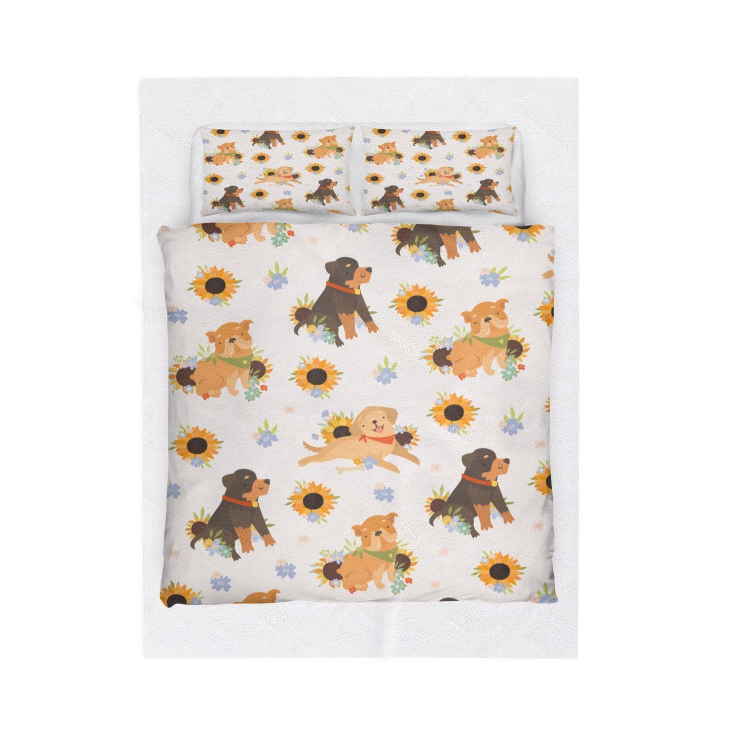 Luxurious Dog-Themed Velveteen Plush Throw Blanket: Soft, Cuddly, and Warm for Home Comfort - Toddcraft