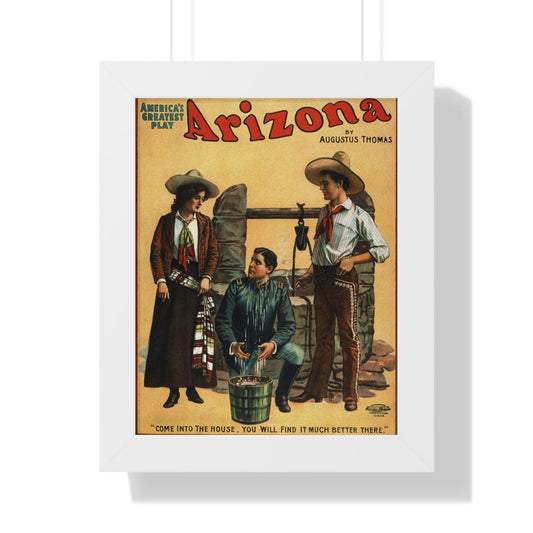 Arizona Movie Poster 1957 Vintage Western Film Wall Art Retro Cinematic Decor Collectible Print - Toddcraft