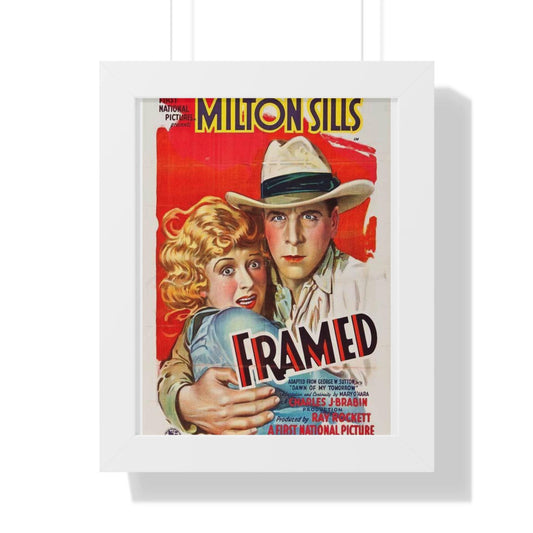 Milton Sills Framed Movie Poster Elegant Framed Vertical Poster - Custom Wall Art for Home, Office, Gallery Display - Toddcraft