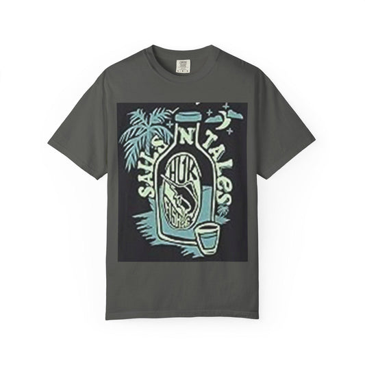 Unisex Garment-Dyed T-Shirt Birthday Gift for Dad & Mom, Sails and Tails Group Shirt, Christmas Family Tee - Toddcraft