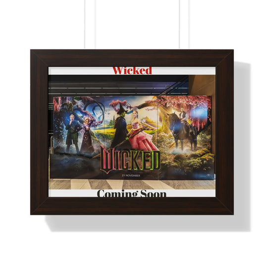 Wicked Classic Movie Poster Framed Horizontal Wall Art Vintage Theater Decor Gift - Toddcraft