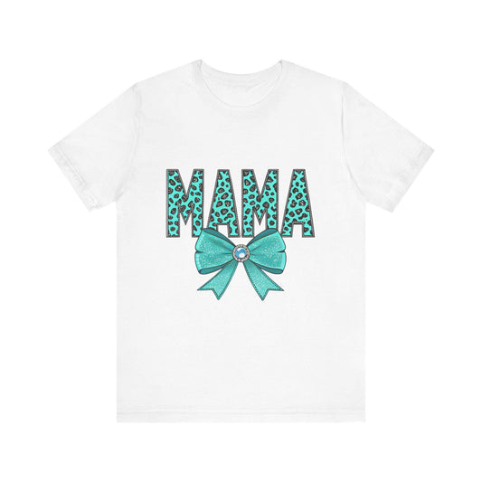 Coquette Mama Cute Bow PNG Mothers Day Gift Shirt, Mom Day Tee, Unisex Jersey Short Sleeve, Gifts from Sons, Daughters & Relatives - Toddcraft