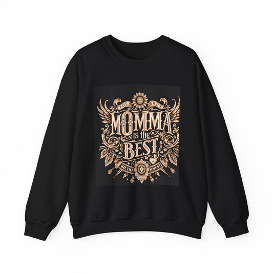 Unisex Retro Crewneck Sweatshirt - Vintage 'Momma's Best' Design for Daughters, Mothers Day Gift - Toddcraft