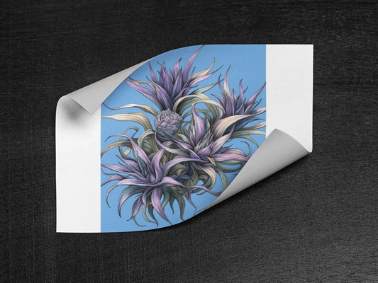 Elegance of the Wild East Fine Art Posters Trumpet of the Pines A Gentian's Whisper Late Bloom Elegance Pine Barren Gentian Botanical print - Toddcraft