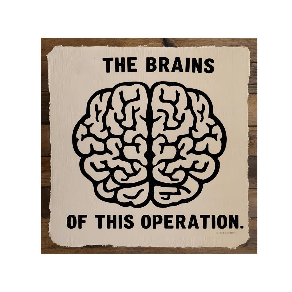Funny Ceramic Mug - "I'm the Brains of This Operation" - Perfect for Office, Gifts, Humor, Tea Lover, Coffee Enthusiast - Toddcraft