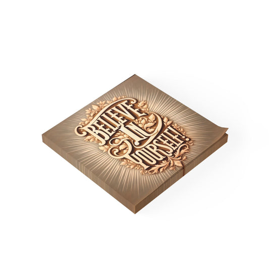 Inspirational Post-it Note Pads Believe In Yourself Sticky Notes Motivational Desk Accessories Positive Affirmation Gifts - Toddcraft