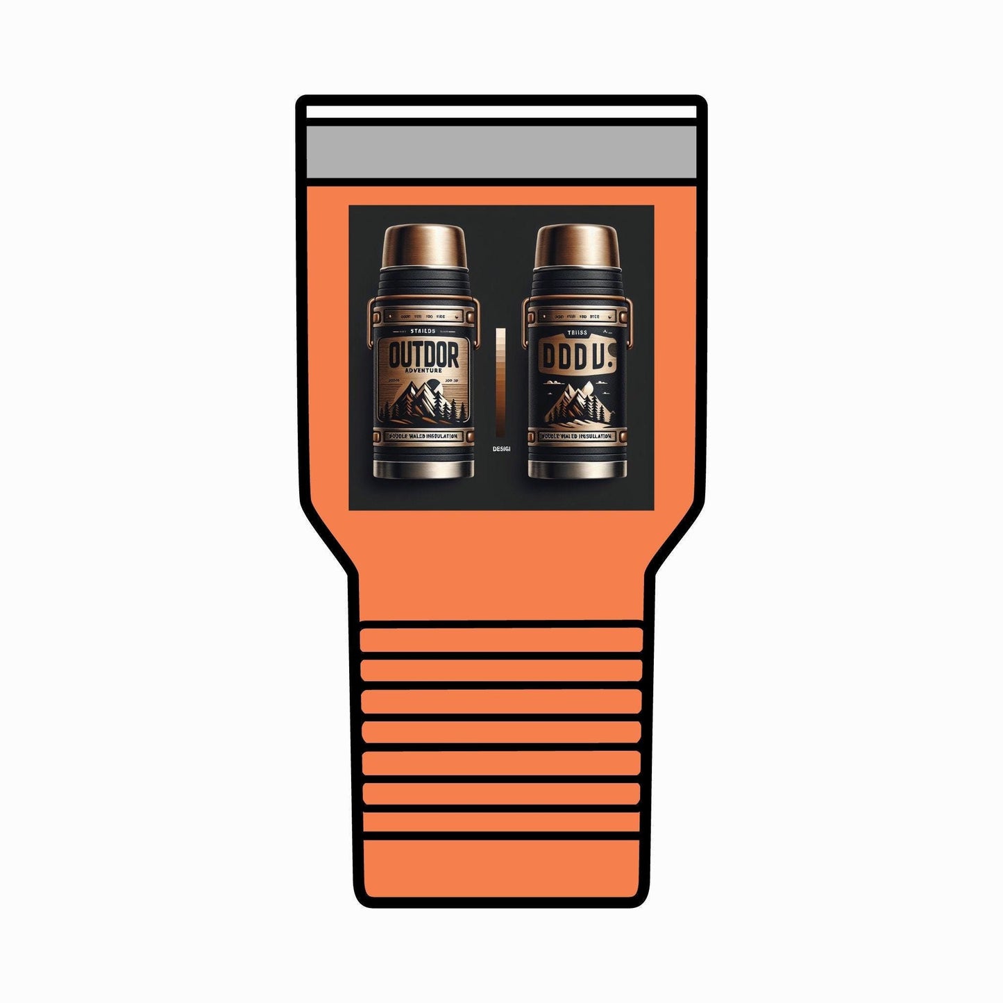 Personalized 30oz Insulated Stainless Steel Outdoor Tumbler - Custom Engraved Polar Camel Travel Mug - Toddcraft