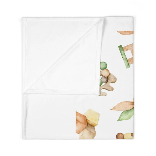 Personalized Baby Swaddle Blanket - Soft Newborn Wrap for Boys & Girls, Custom Shower Gift, Cozy Infant Wrap, Unique Baby Shower Present - Toddcraft