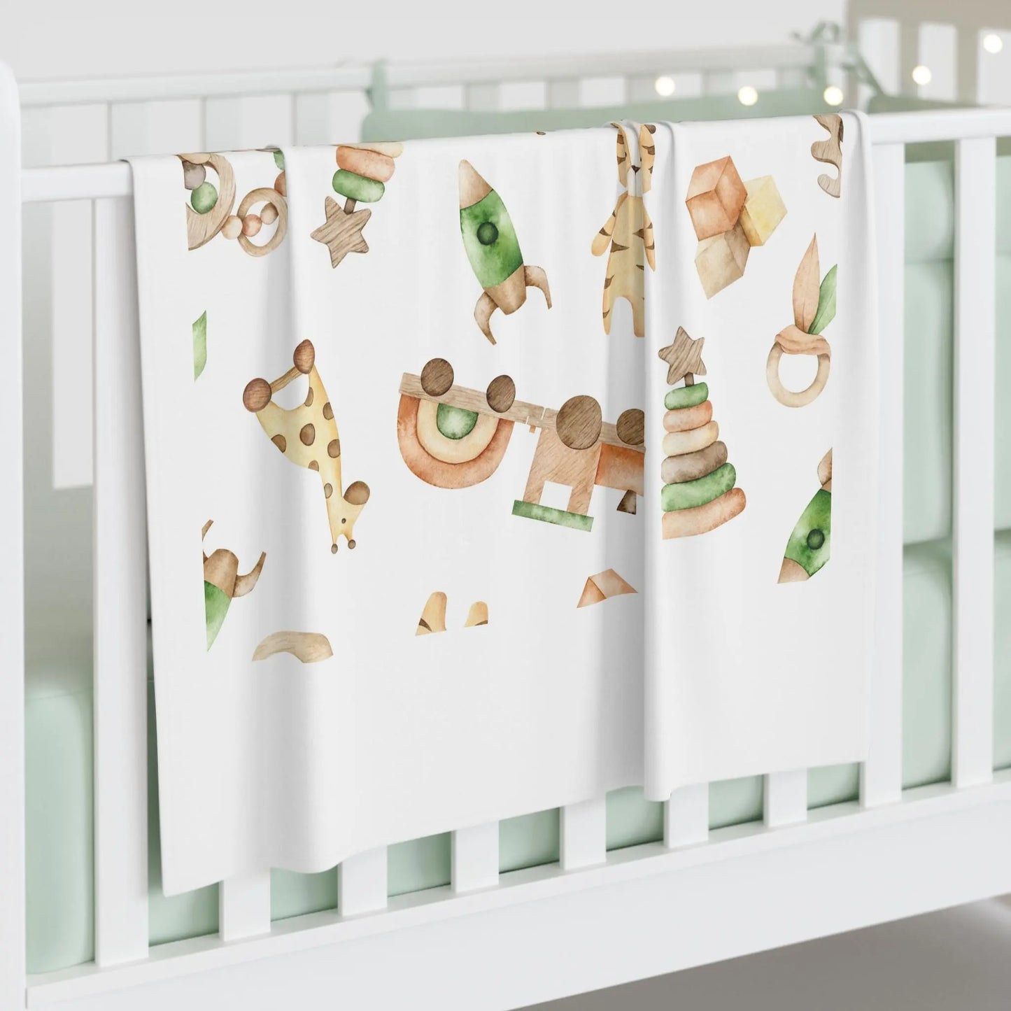 Personalized Baby Swaddle Blanket - Soft Newborn Wrap for Boys & Girls, Custom Shower Gift, Cozy Infant Wrap, Unique Baby Shower Present - Toddcraft