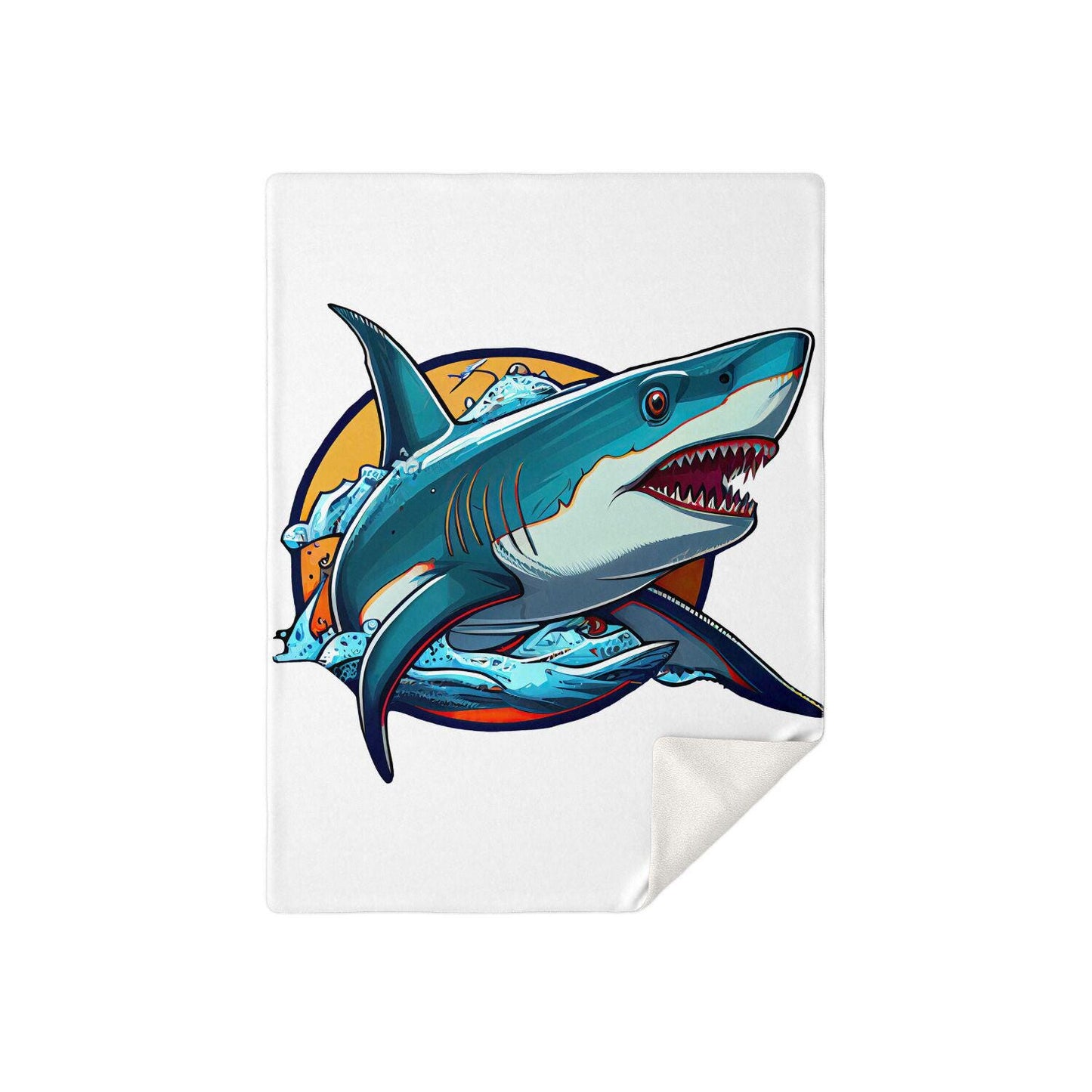 Premium Microfleece Blanket Shark Week All Over Print Cozy Soft Throw for Shark Lovers Gift - Toddcraft