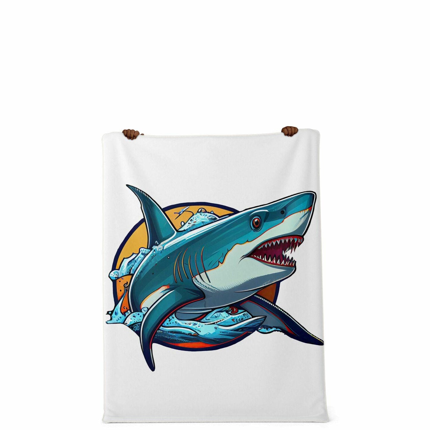 Premium Microfleece Blanket Shark Week All Over Print Cozy Soft Throw for Shark Lovers Gift - Toddcraft