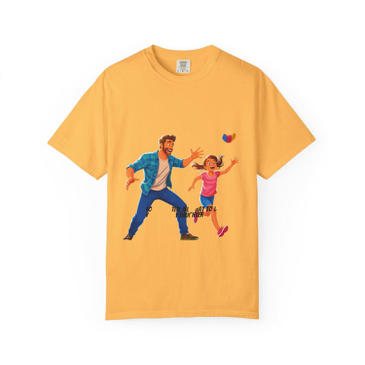 Fathers Day Gift Dad and Daughter T-Shirt Unisex Garment-Dyed Graphic Tee Perfect Gift from Mom Brother or Sister - Toddcraft