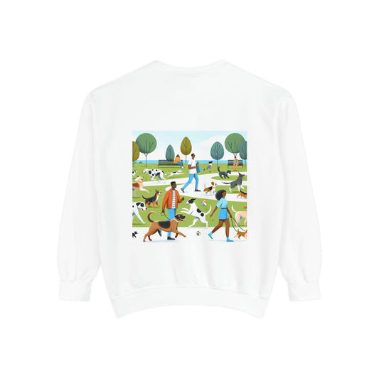 Colorful Unisex Dog Lover Sweatshirt - Life Goal: Pet All Dogs Today - Cute Canine Enthusiast Gift - Toddcraft