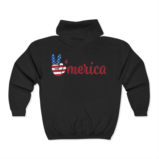 Skydiving Full Zip Hoodie - Comfortable Sweatshirt for Skydivers and Extreme Sports Enthusiasts - Toddcraft