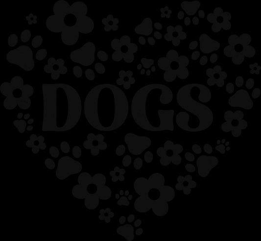 Unisex Heavy Cotton Valentine's Day Dog Heart T-Shirt - Love Gift for Pet Owners - Toddcraft