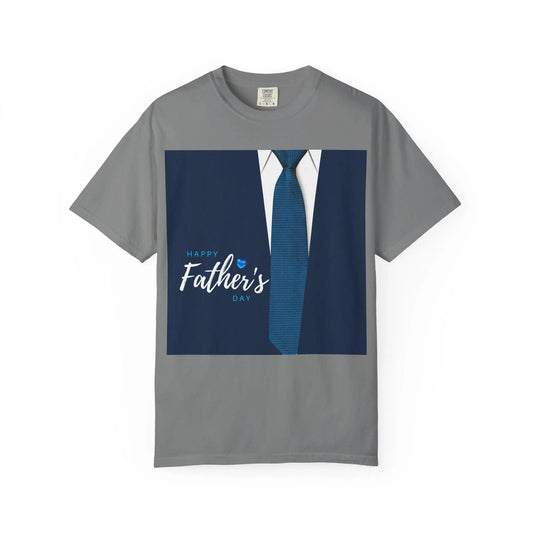 Happy Father's Day tee - Perfect Gift for Dad, Step Dad, or Grandpa - Great Birthday Present for Couples Unisex Garment-Dyed T-shirt - Toddcraft