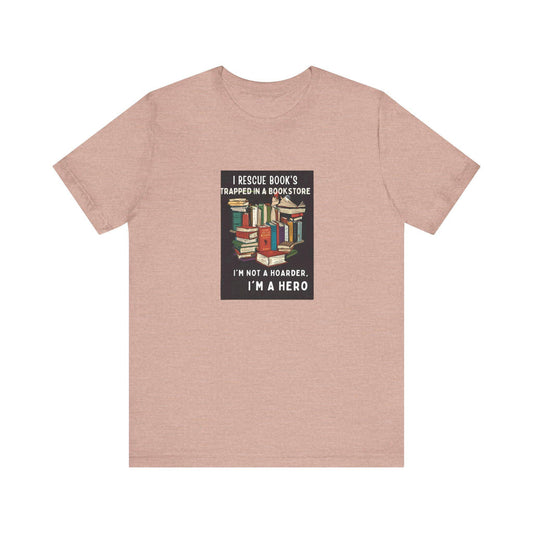 Librarian Gift Book Lover Comfortable Unisex Jersey T-Shirt: Versatile Short Sleeve Tee for Everyday Casual Wear - Toddcraft