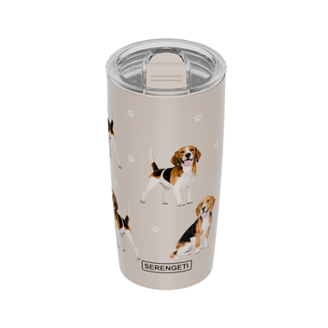 3D Printed Beagle Tumbler with Double-Wall Insulation, Leak-Proof Design