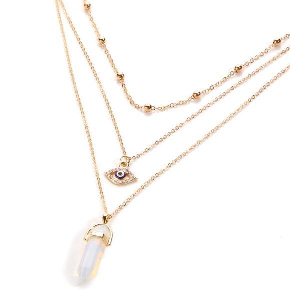 All Seeing Eye Multilayer Necklace - Toddcraft