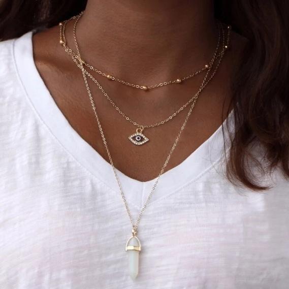 All Seeing Eye Multilayer Necklace - Toddcraft