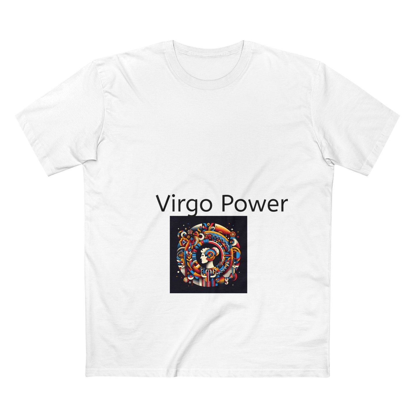 Retro Virgo Zodiac Power T-Shirt | Vintage Astrological Sign Tee for Men | Horoscope Astrology Gift - Toddcraft