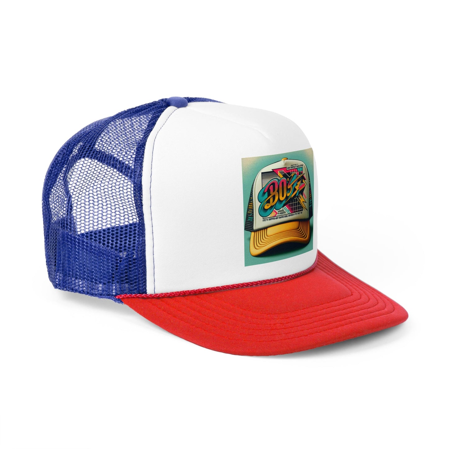 Boho Foam Trucker Hat - Funny USA Trucker Cap for Men & Women - Stylish Mesh Baseball Cap - Perfect Birthday Gift (3 Colors) - Toddcraft