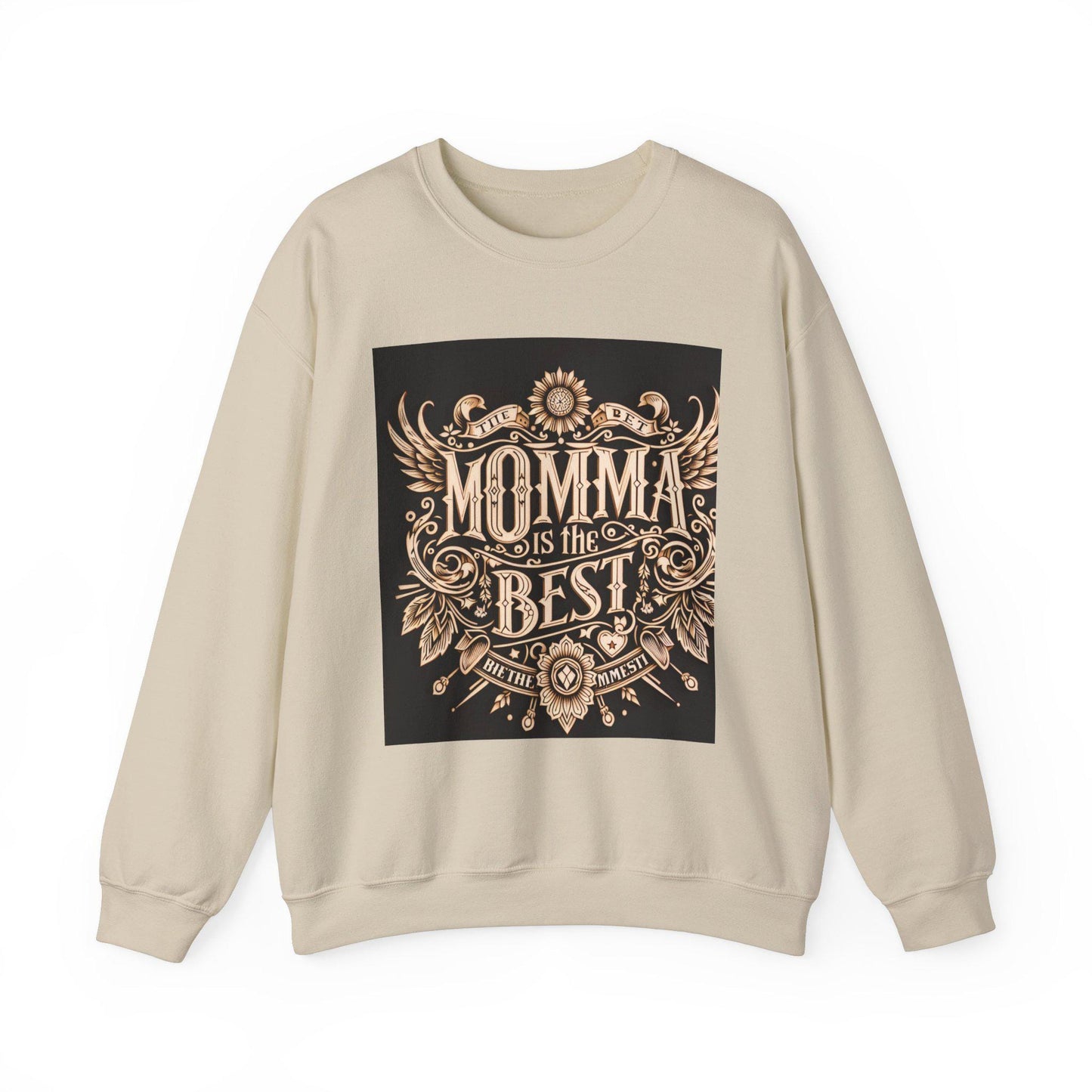 Unisex Retro Crewneck Sweatshirt - Vintage 'Momma's Best' Design for Daughters, Mothers Day Gift - Toddcraft