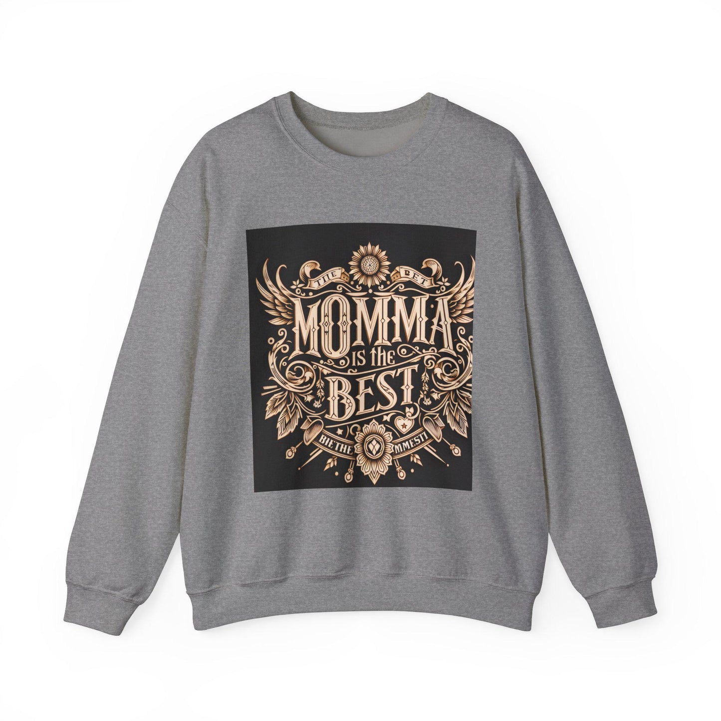 Unisex Retro Crewneck Sweatshirt - Vintage 'Momma's Best' Design for Daughters, Mothers Day Gift - Toddcraft