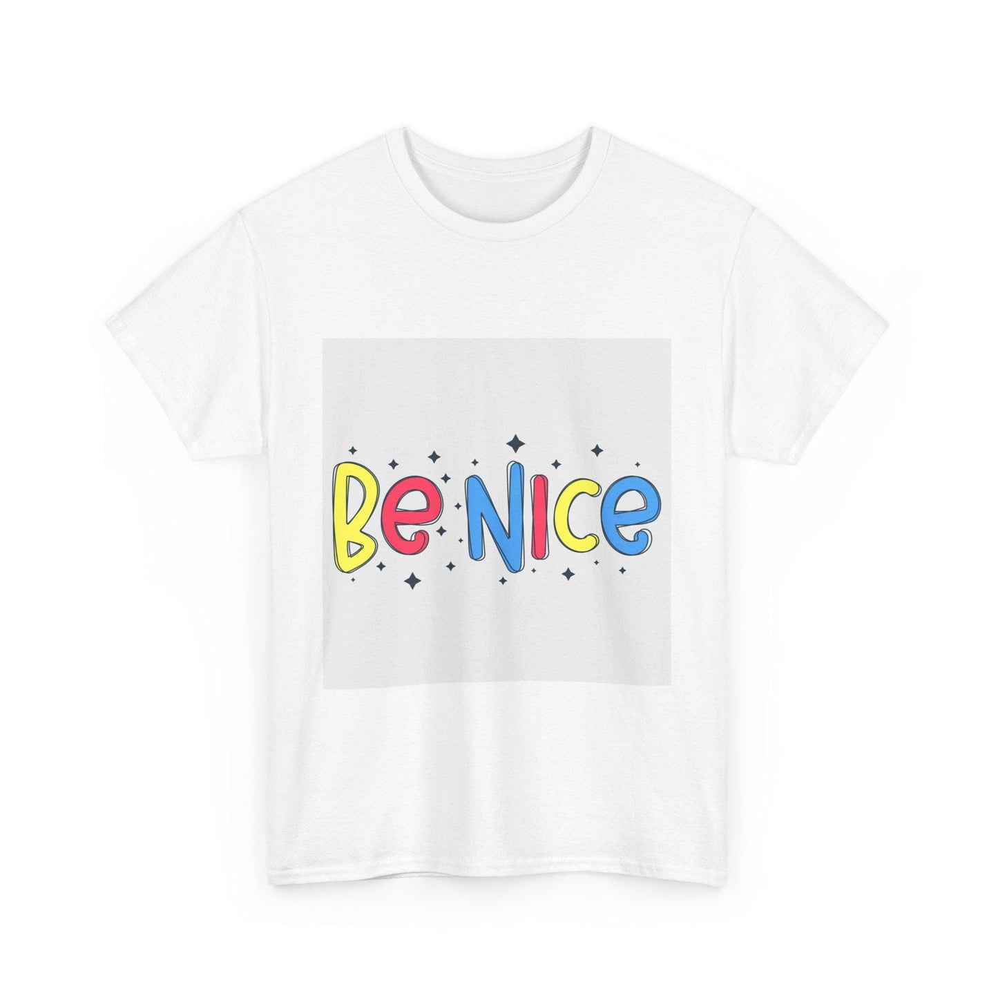Eco-Friendly Unisex Bee Nice Heavy Cotton Tee: Comfortable Casual Wear for All Occasions - Toddcraft