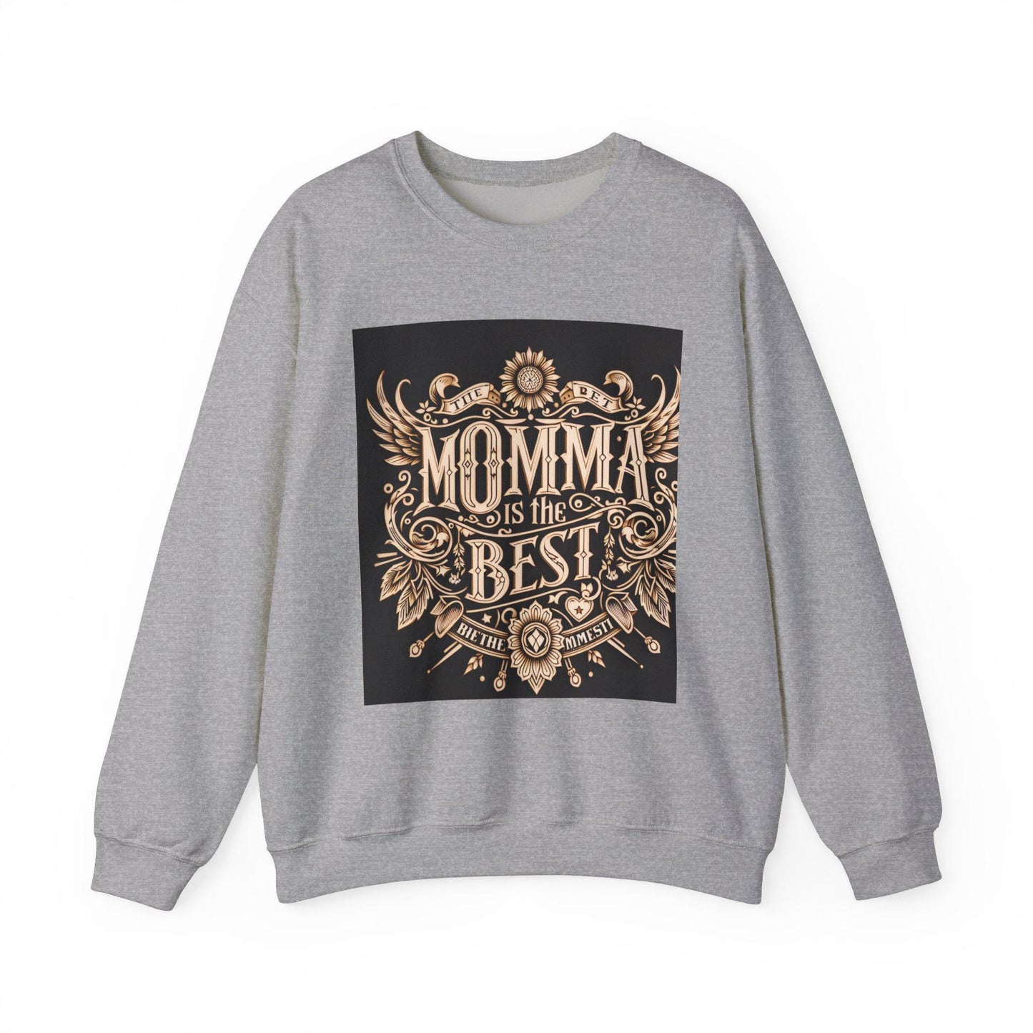 Unisex Retro Crewneck Sweatshirt - Vintage 'Momma's Best' Design for Daughters, Mothers Day Gift - Toddcraft