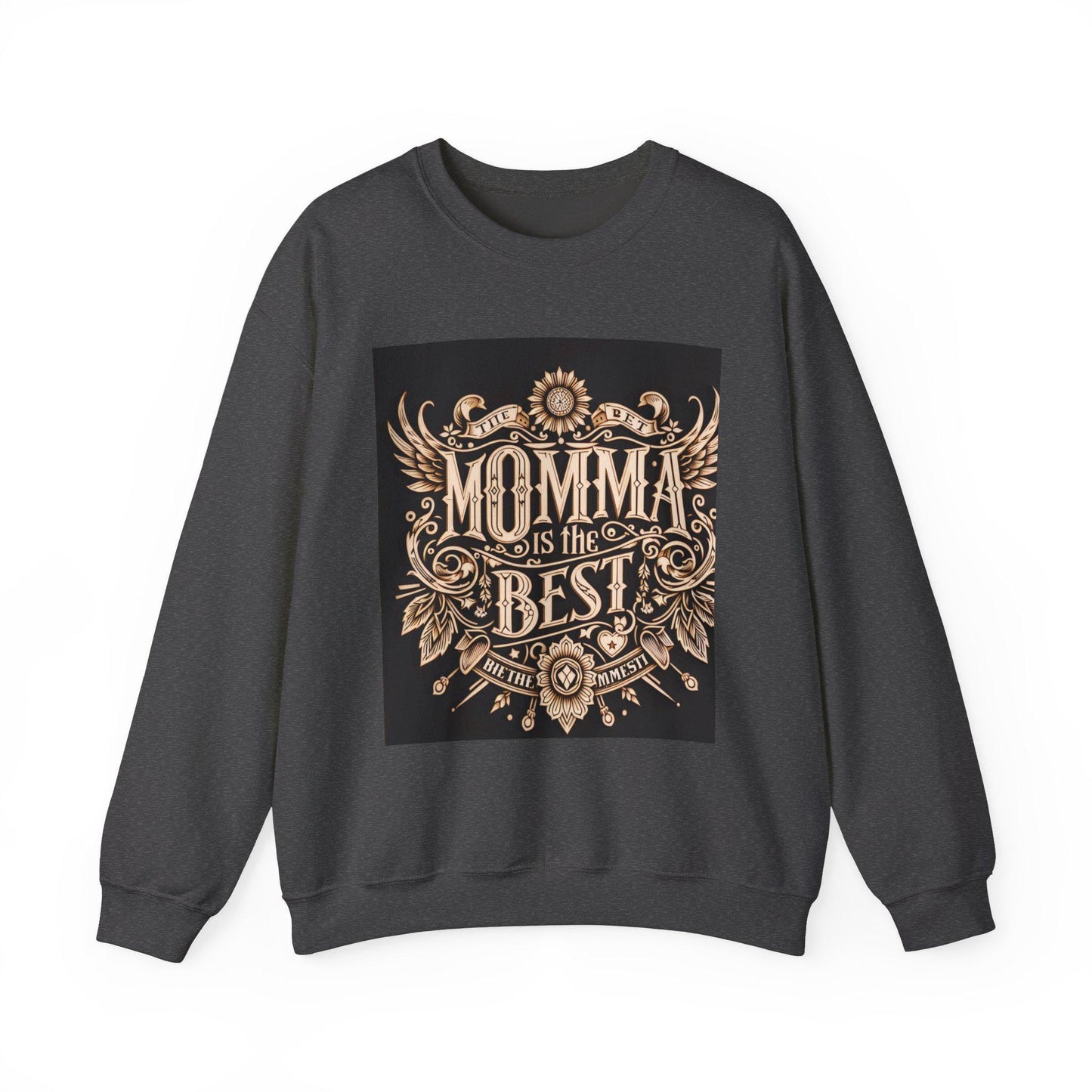 Unisex Retro Crewneck Sweatshirt - Vintage 'Momma's Best' Design for Daughters, Mothers Day Gift - Toddcraft