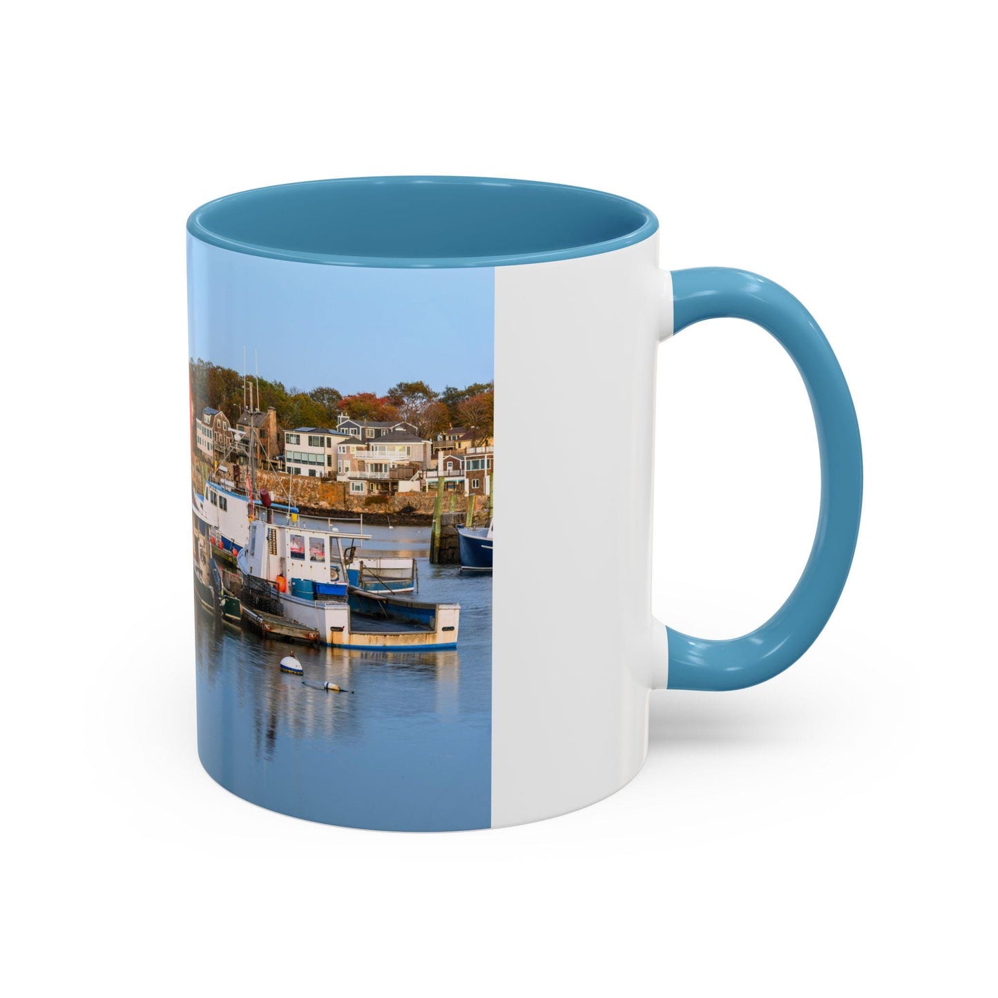 Nautical Fishing Coffee Mug - 11oz or 15oz Ceramic Cup for Ocean Lovers & Anglers, Fishing Gift, Maritime Drinkware