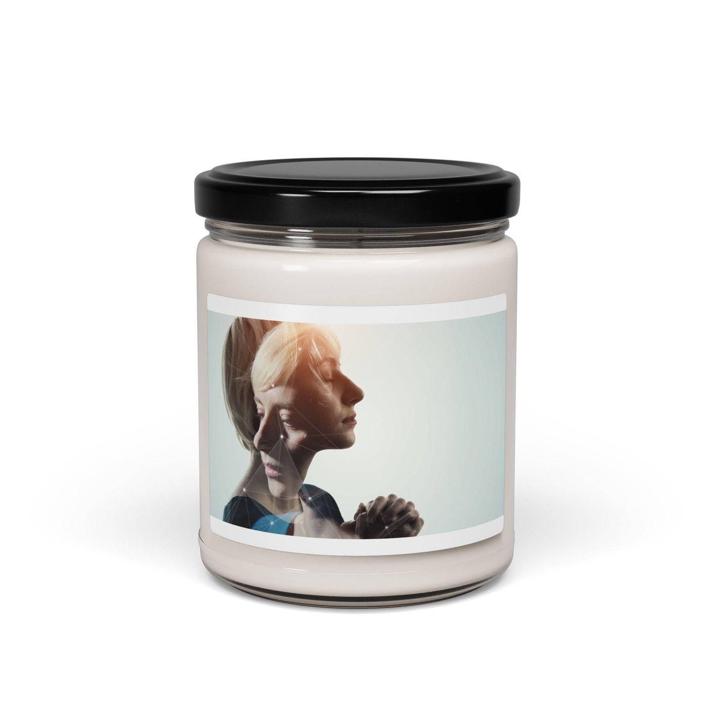 Faith & Serenity Inspired 9oz Scented Soy Candle - Spiritual Aromatherapy Gift for Relaxation - Toddcraft