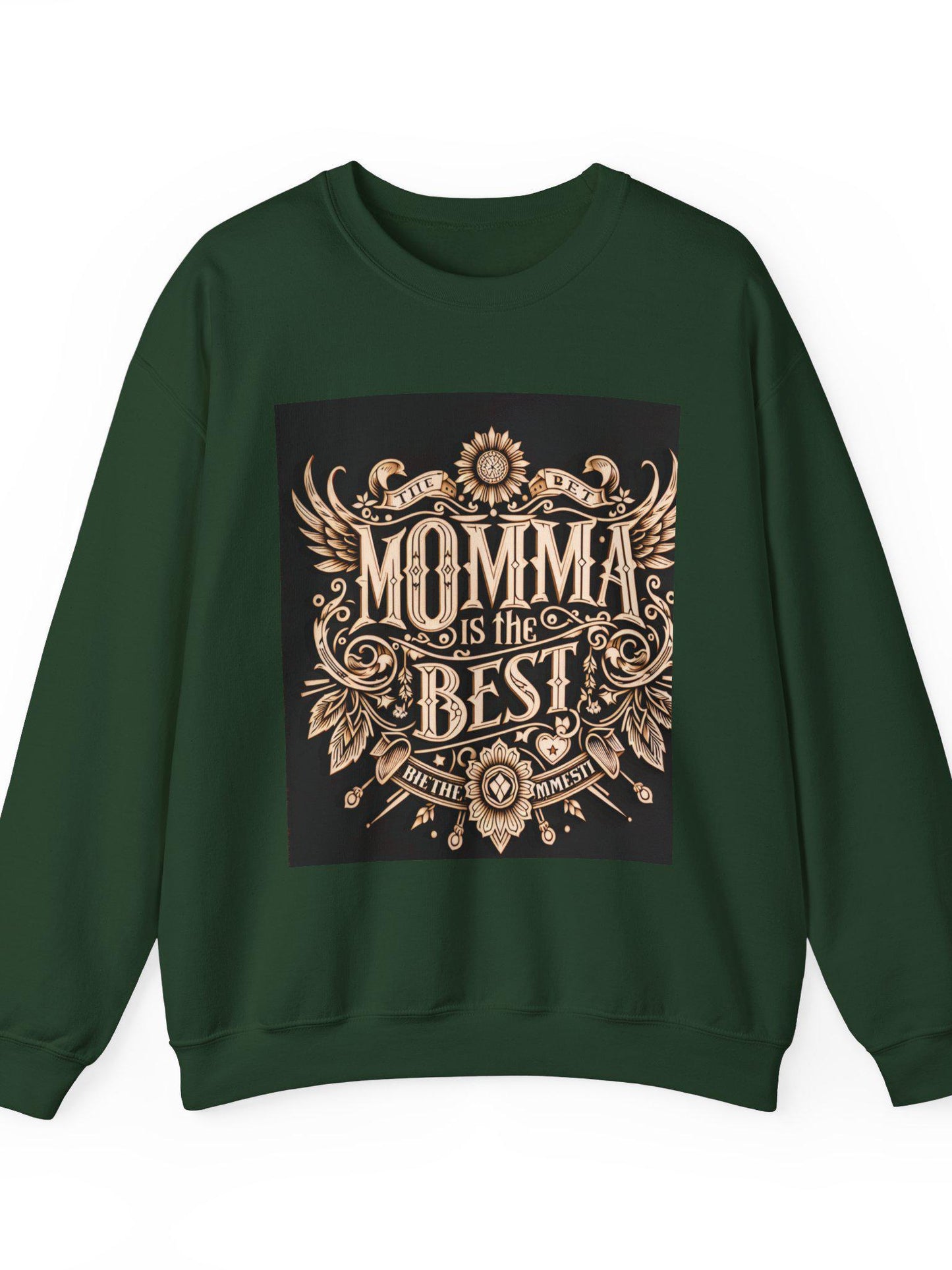 Unisex Retro Crewneck Sweatshirt - Vintage 'Momma's Best' Design for Daughters, Mothers Day Gift - Toddcraft