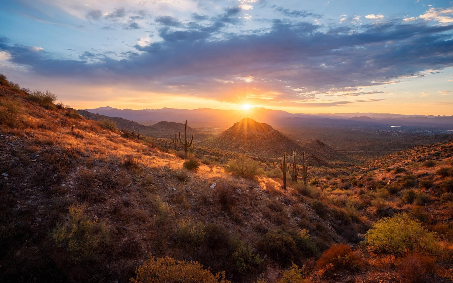 Arizona Sunset Scented Soy Candle 9oz - Eco-Friendly Aromatherapy Gift for Desert Lovers