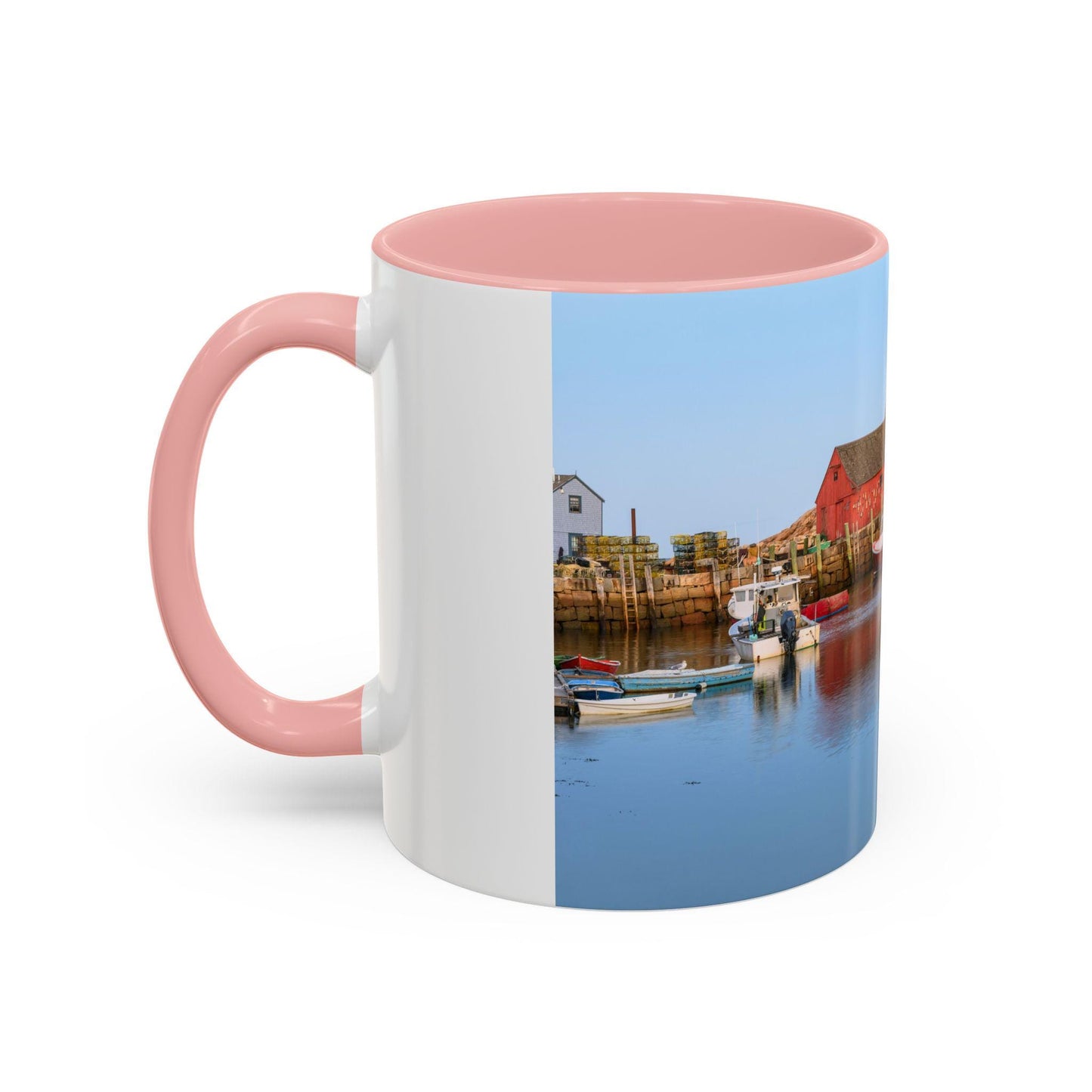 Nautical Fishing Coffee Mug - 11oz or 15oz Ceramic Cup for Ocean Lovers & Anglers, Fishing Gift, Maritime Drinkware