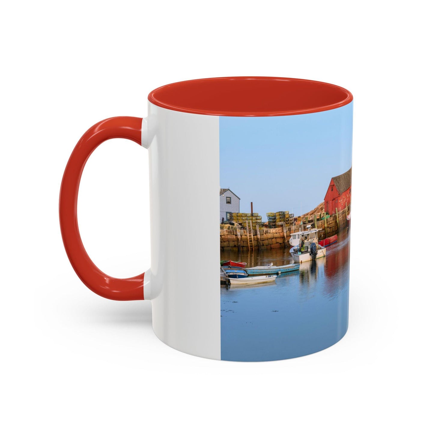 Nautical Fishing Coffee Mug - 11oz or 15oz Ceramic Cup for Ocean Lovers & Anglers, Fishing Gift, Maritime Drinkware