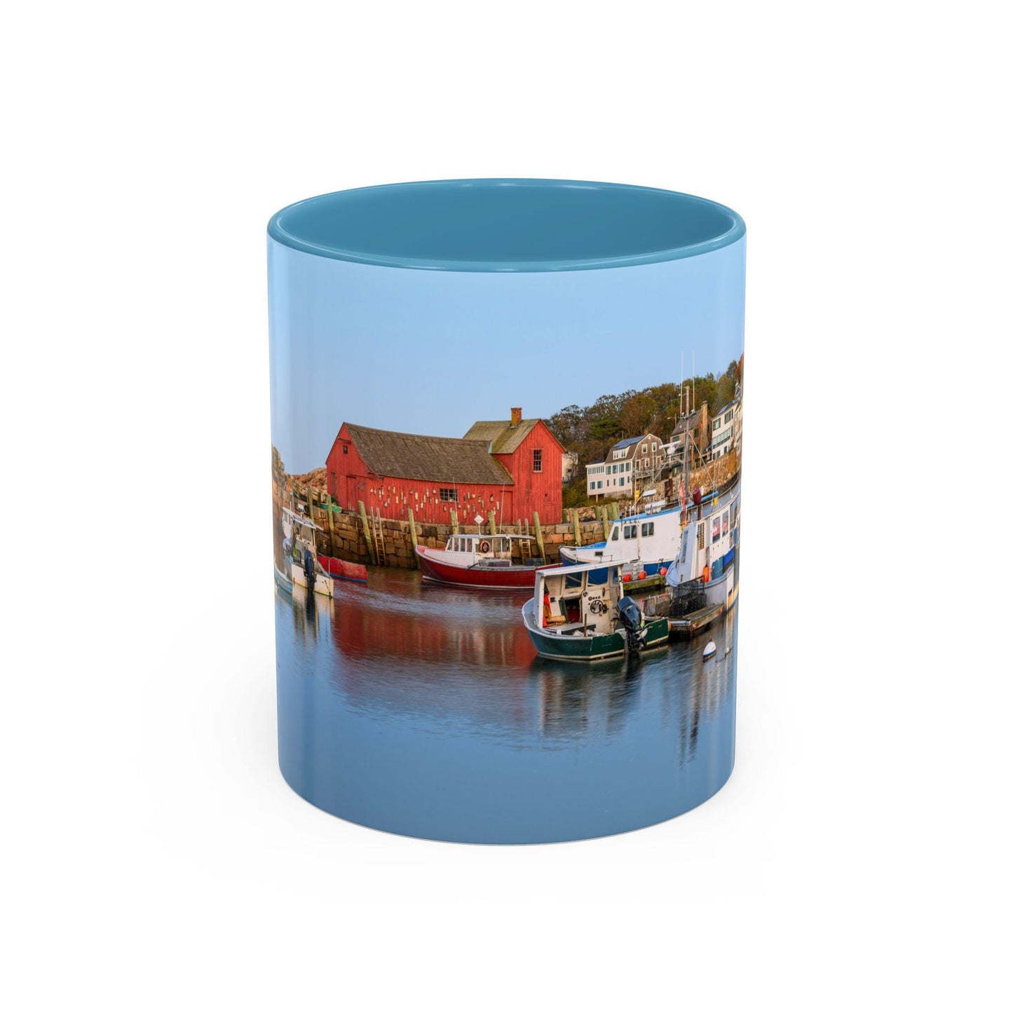 Nautical Fishing Coffee Mug - 11oz or 15oz Ceramic Cup for Ocean Lovers & Anglers, Fishing Gift, Maritime Drinkware