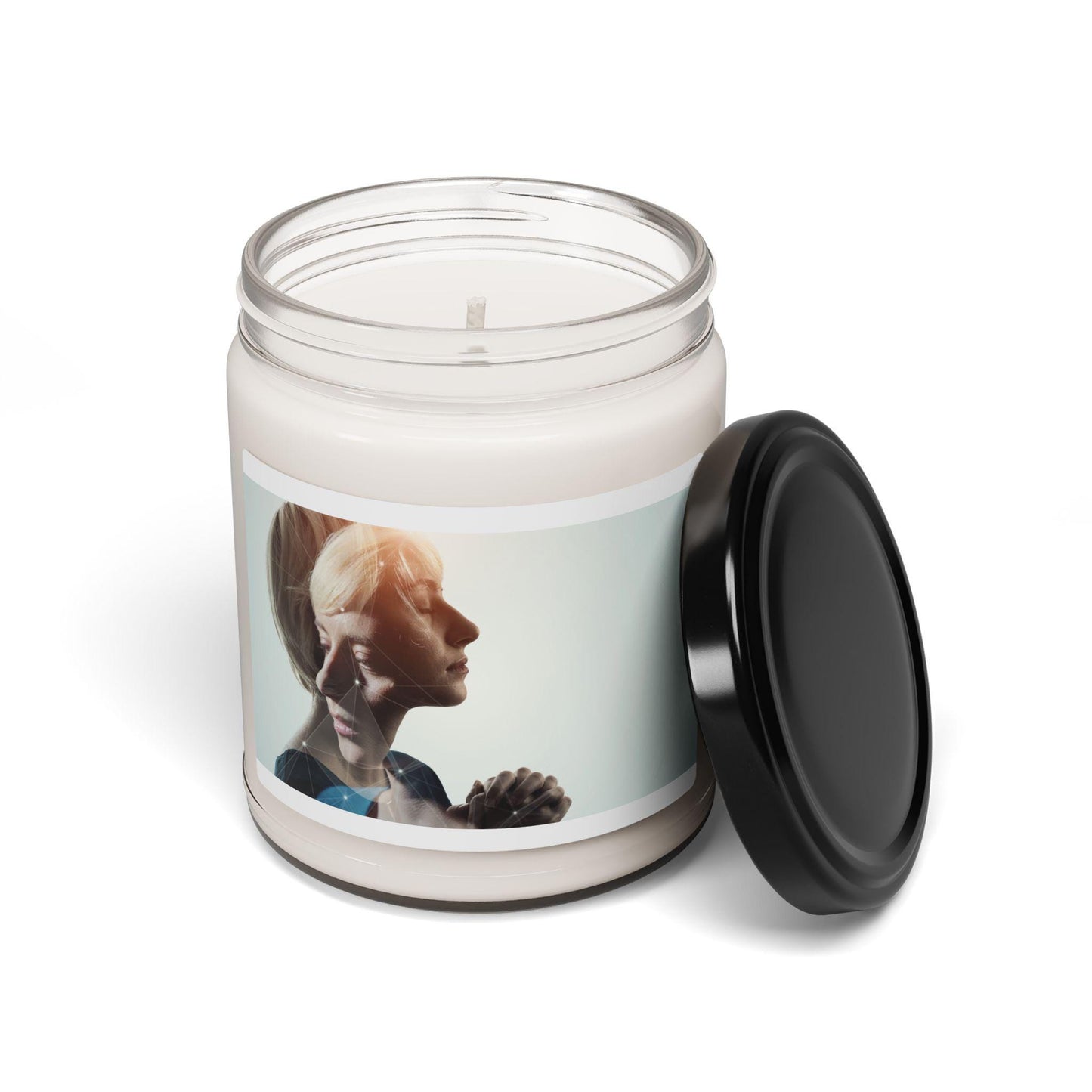 Faith & Serenity Inspired 9oz Scented Soy Candle - Spiritual Aromatherapy Gift for Relaxation - Toddcraft
