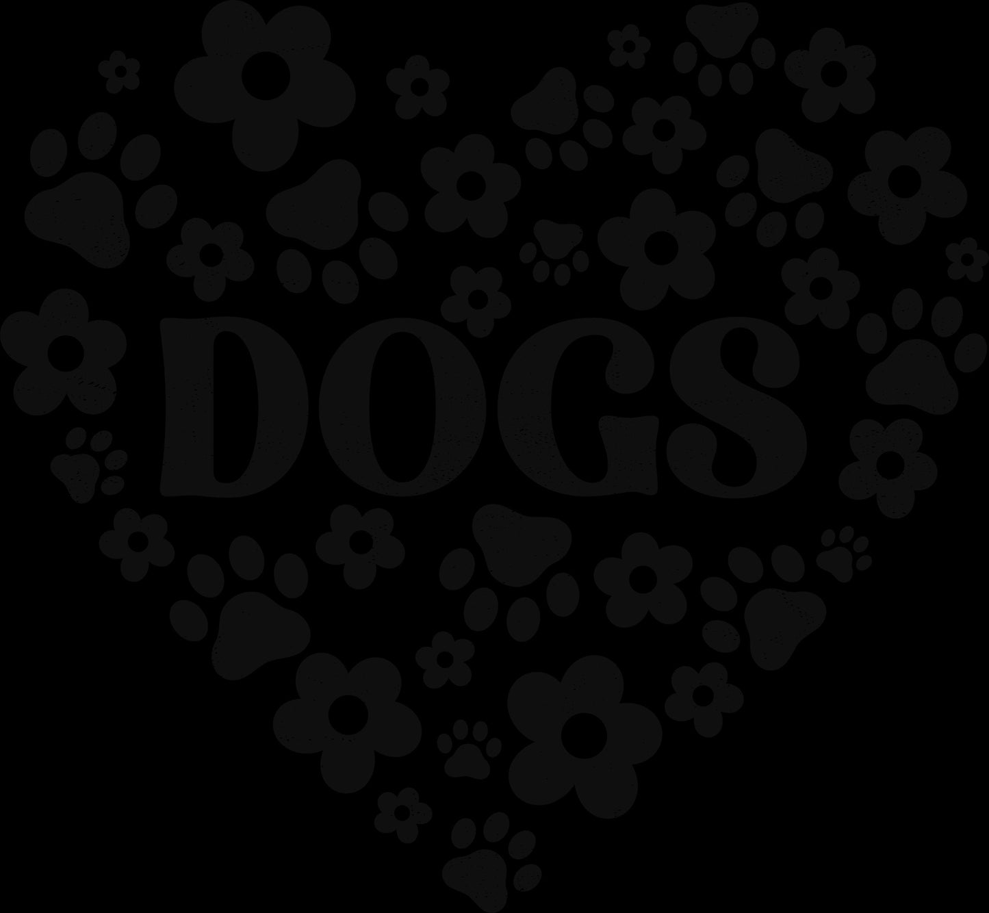 Unisex Heavy Cotton Valentine's Day Dog Heart T-Shirt - Love Gift for Pet Owners - Toddcraft