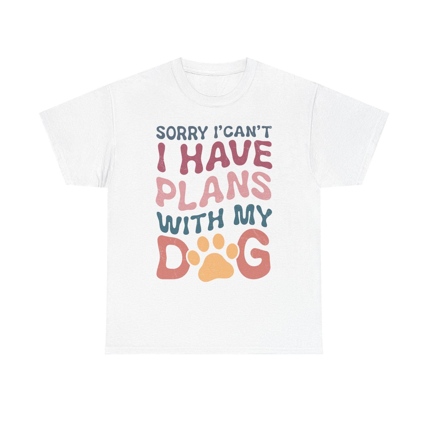 Frenchie Owner's Excuse T-Shirt: Sorry I Can't, I Have Plans with My Dog - Funny Gift for Dog Lovers - Toddcraft