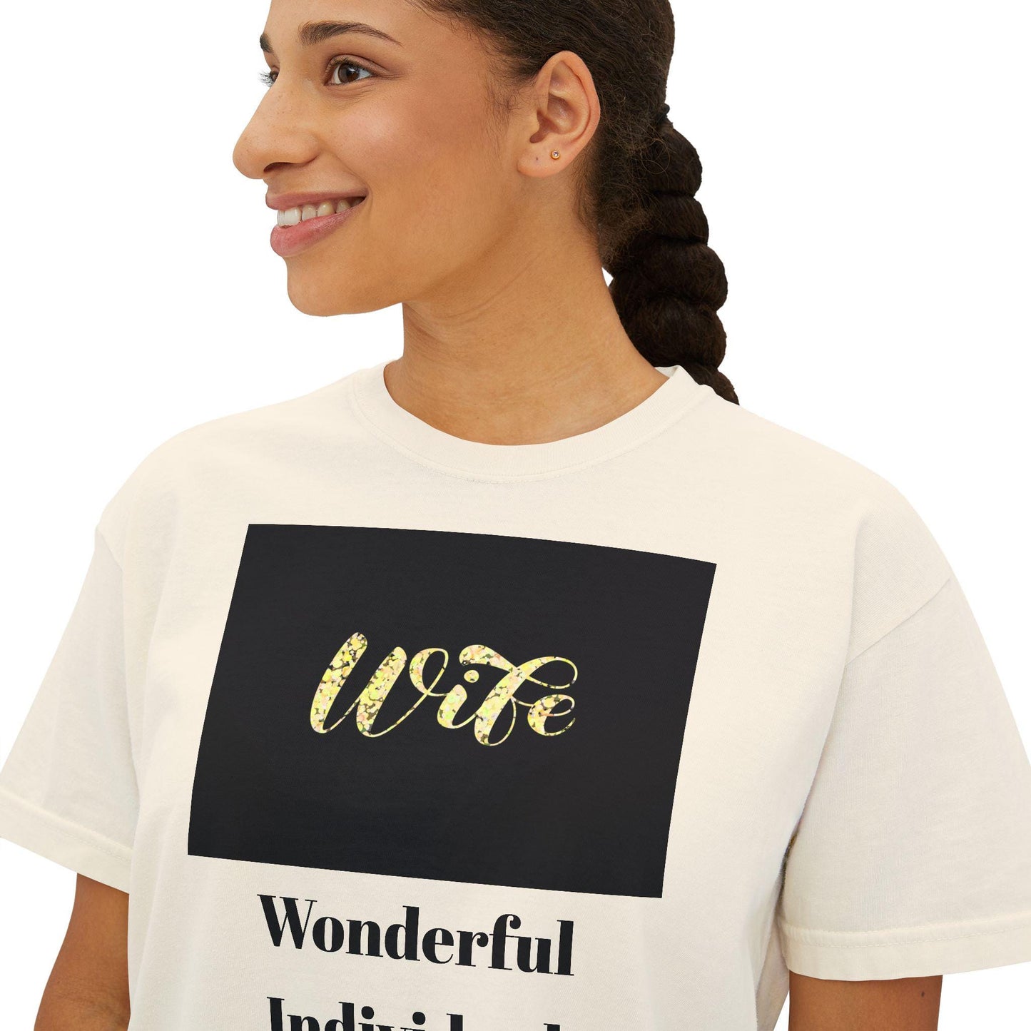 Comfortable Wife Boxy Tee: Casual Everyday Wear & Perfect Gift for Celebrations, Birthdays, Anniversaries - Toddcraft