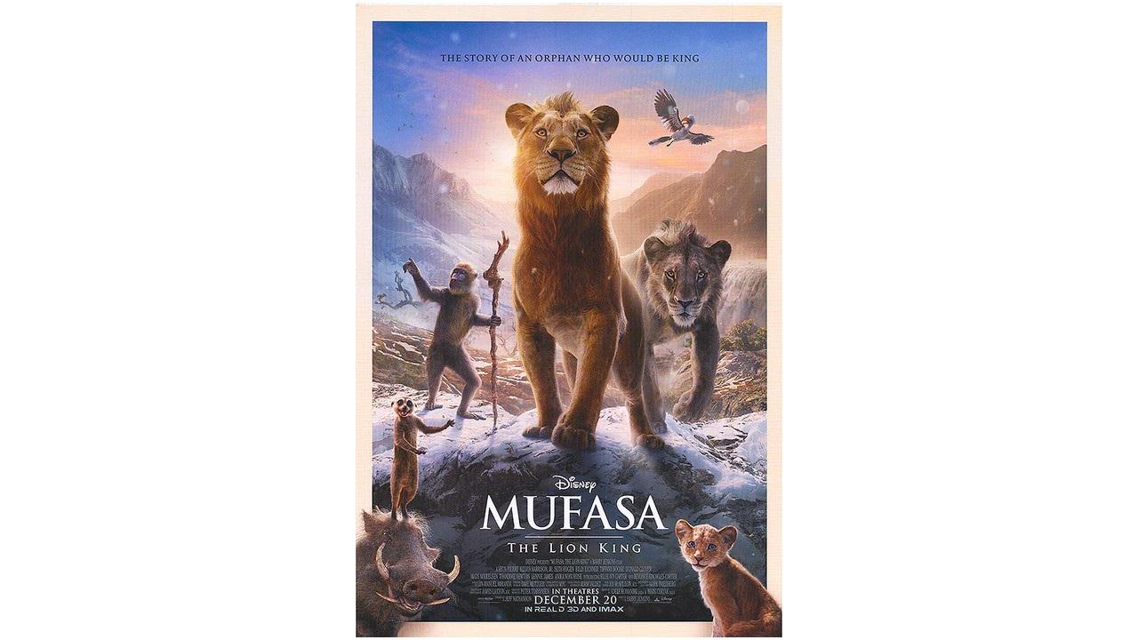 Vintage Walt Disney's The Lion King Mufasa Poster - Classic Animated Film Wall Art Print - Toddcraft