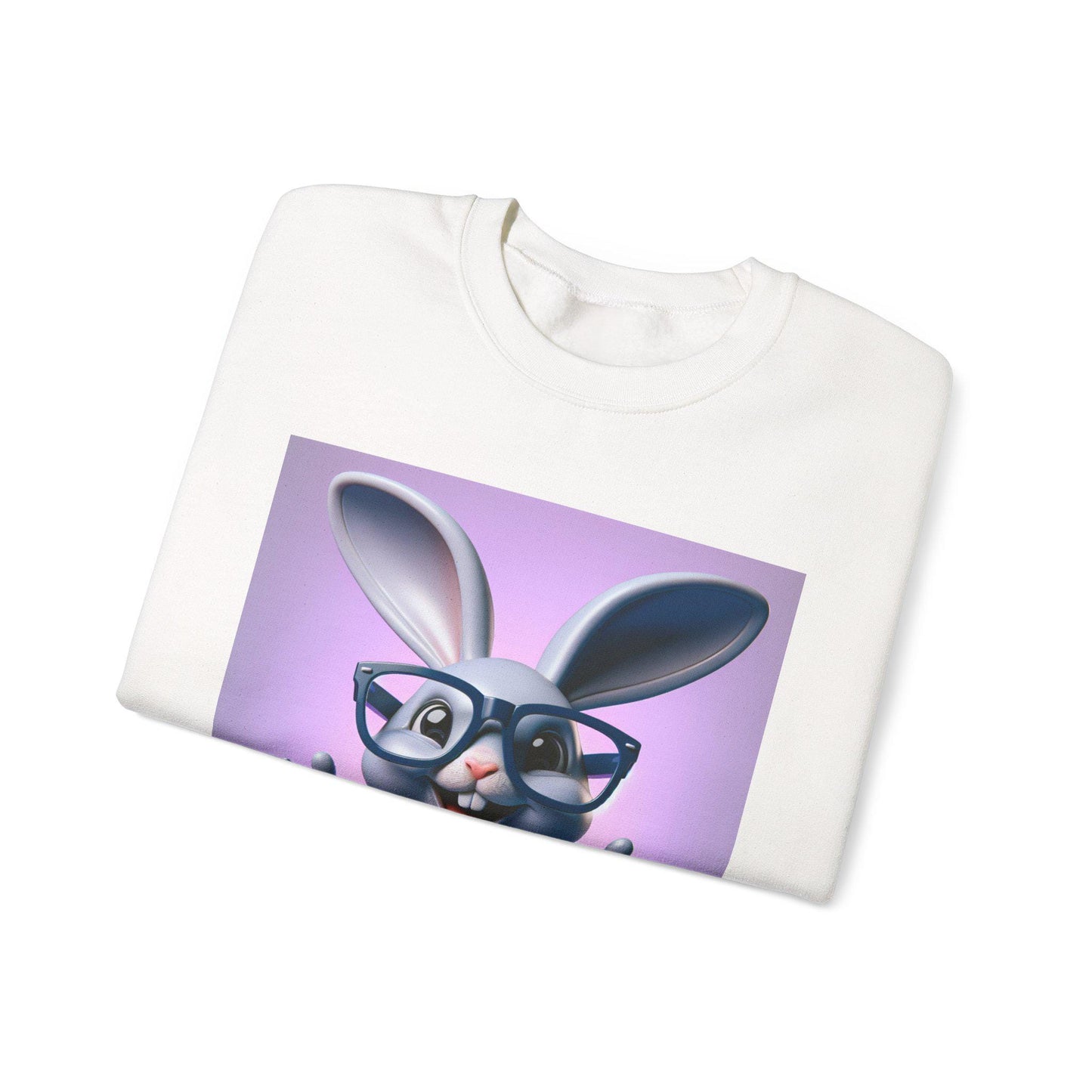 Adorable Easter Rabbit Pullover: Comfy Graphic Sweatshirt for Spring Casual Wear - Toddcraft