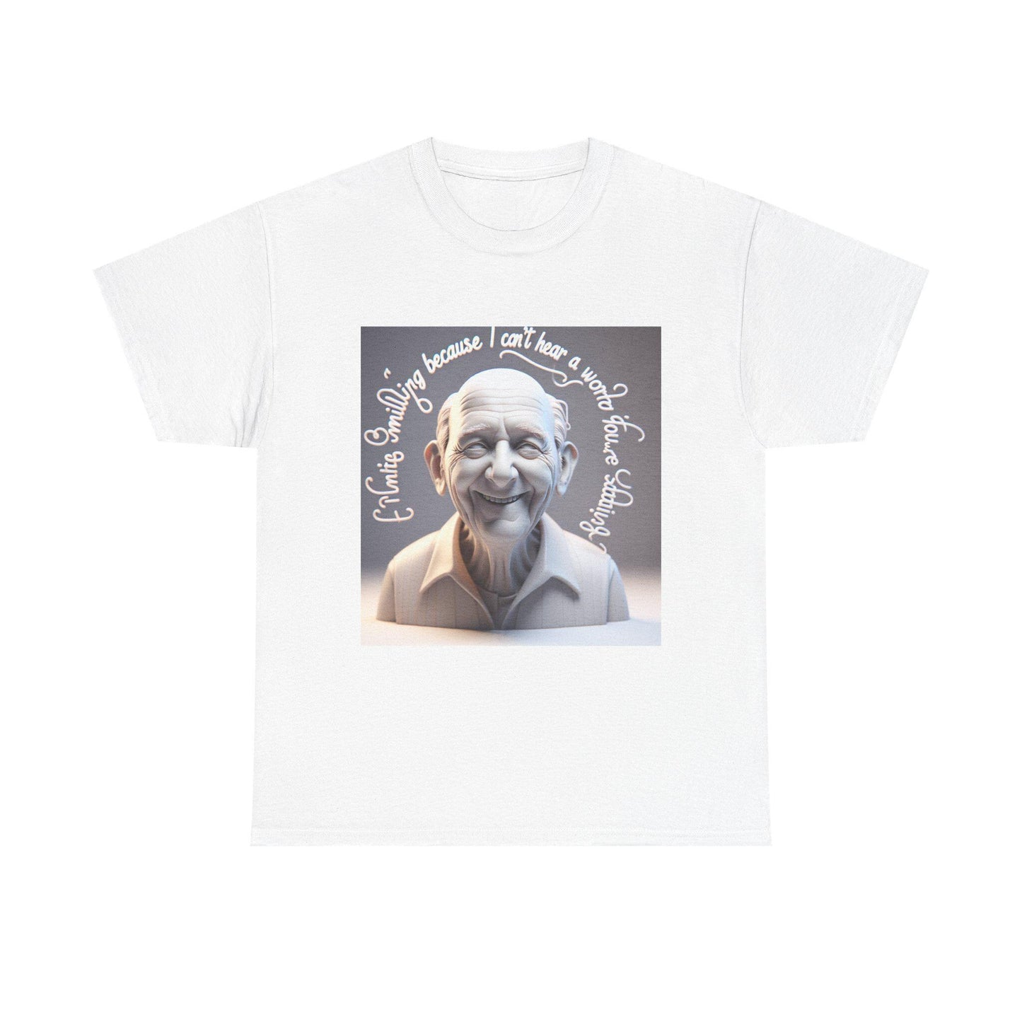 Humorous Deaf Pride T-Shirt: Living Fully Because I Can't Hear - Unisex Graphic Cotton Tee - Toddcraft