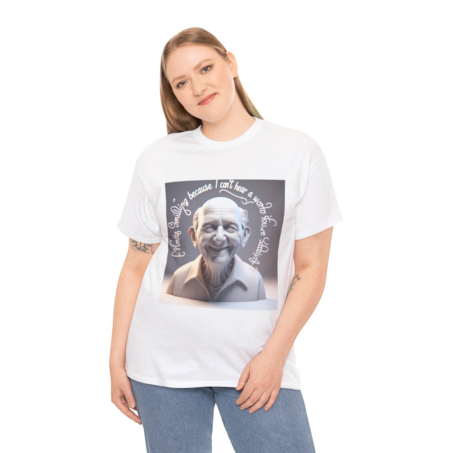 Humorous Deaf Pride T-Shirt: Living Fully Because I Can't Hear - Unisex Graphic Cotton Tee - Toddcraft