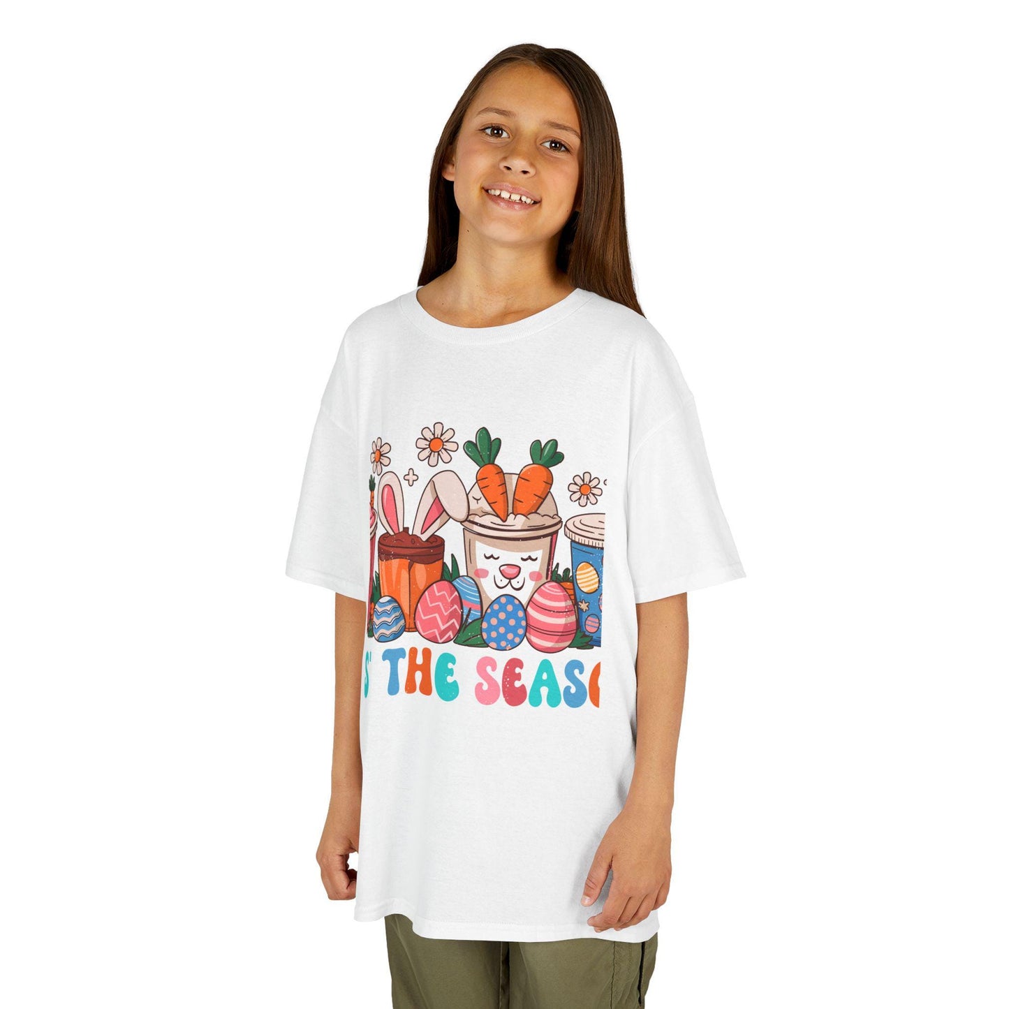 Easter Bunny Kids Cotton T-Shirt: Festive Spring Celebration Outfit for Egg Hunts and Parties - Toddcraft