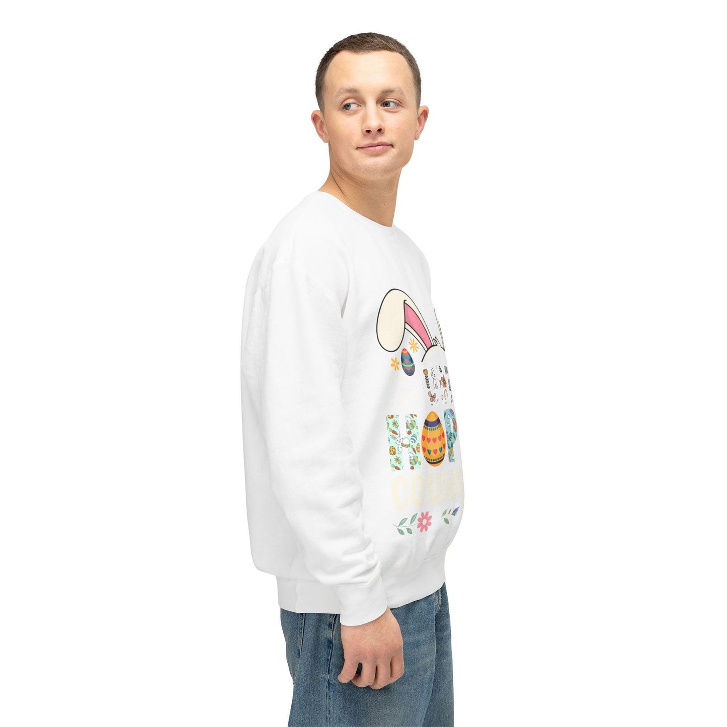 Joyful Camp Counselor Lightweight Crewneck Sweatshirt - Easter Gift, Spring Fashion, Cozy Wear - Toddcraft