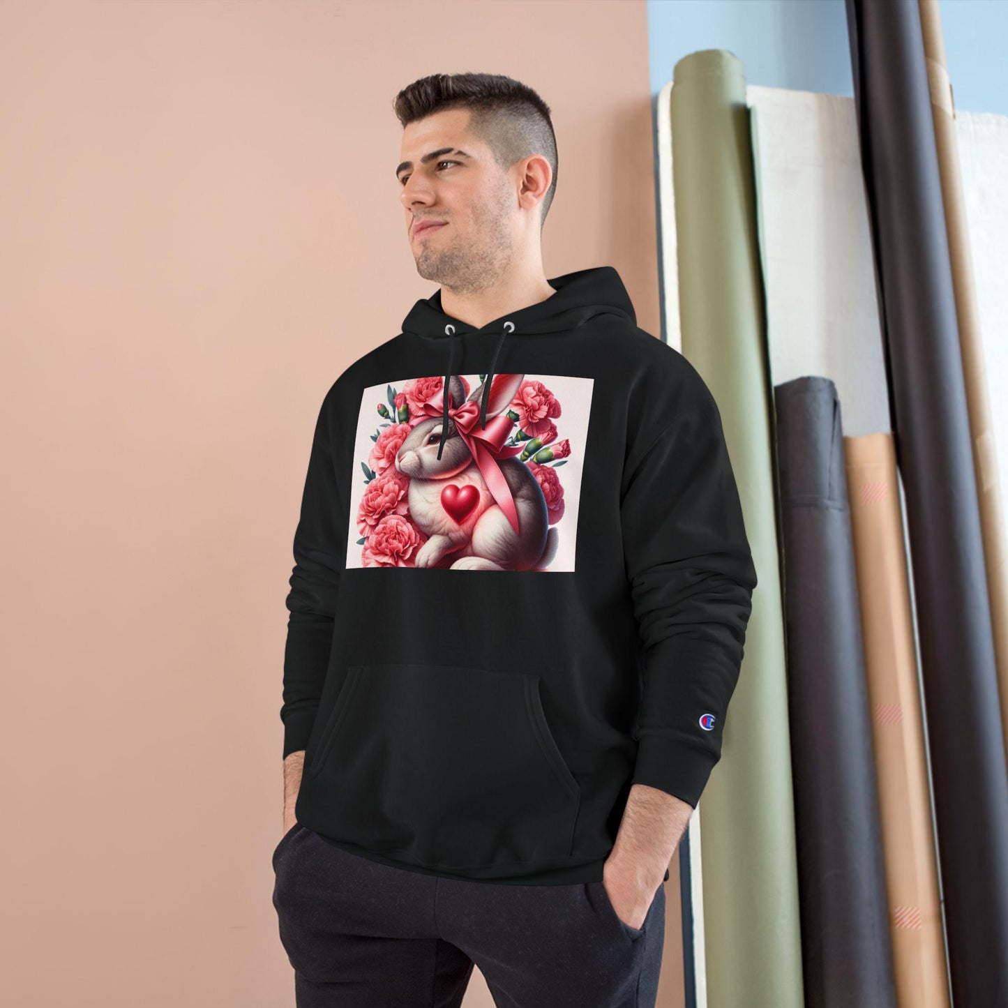 Adorable Rabbit Champion Sweatshirt - Cozy Spring Celebration Attire for Easter and Beyond - Toddcraft