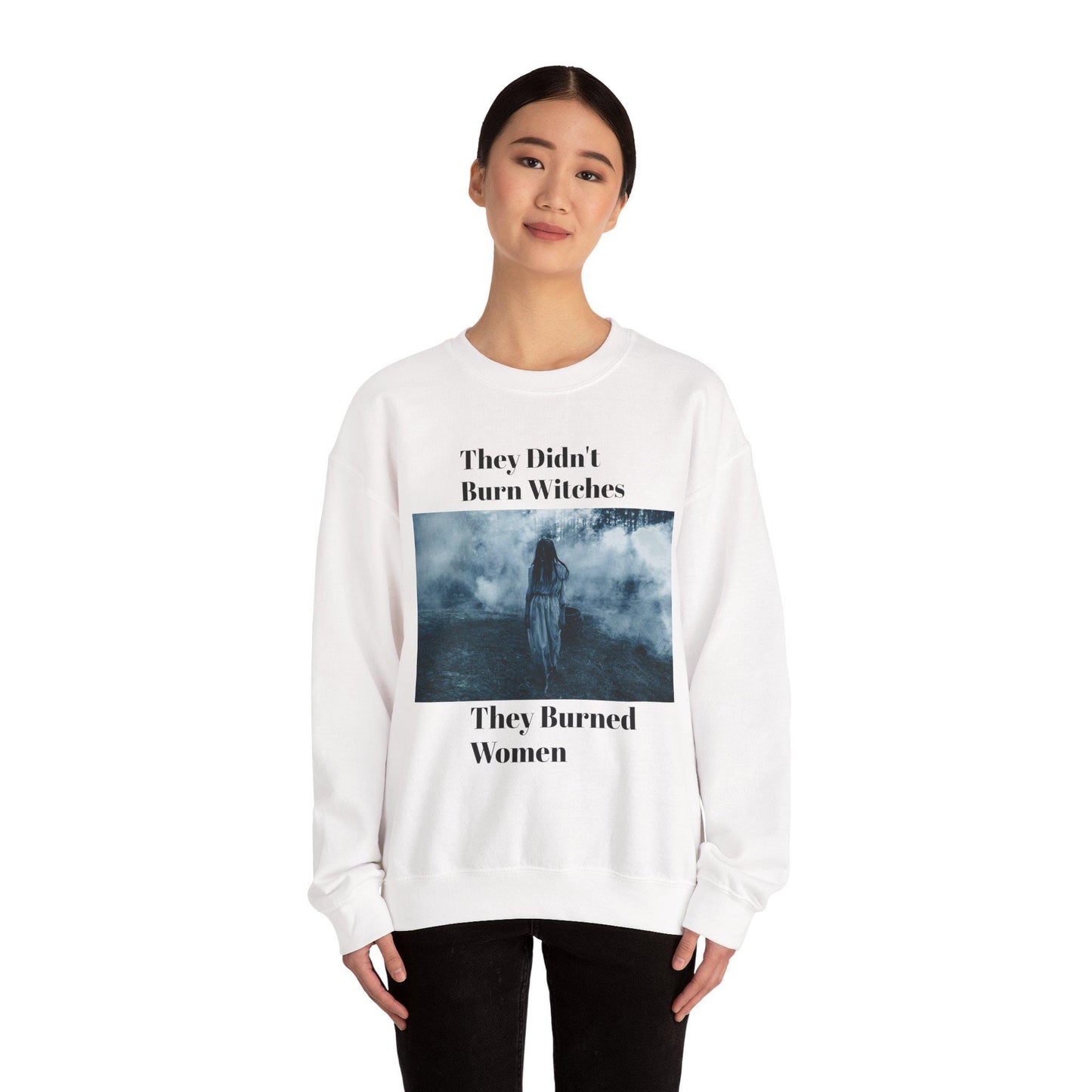 Witchy Crewneck Sweatshirt | Cozy Unisex Gift for Rebel Souls, Perfect for Fall, Halloween, and Everyday Comfort, Statement Apparel, - Toddcraft